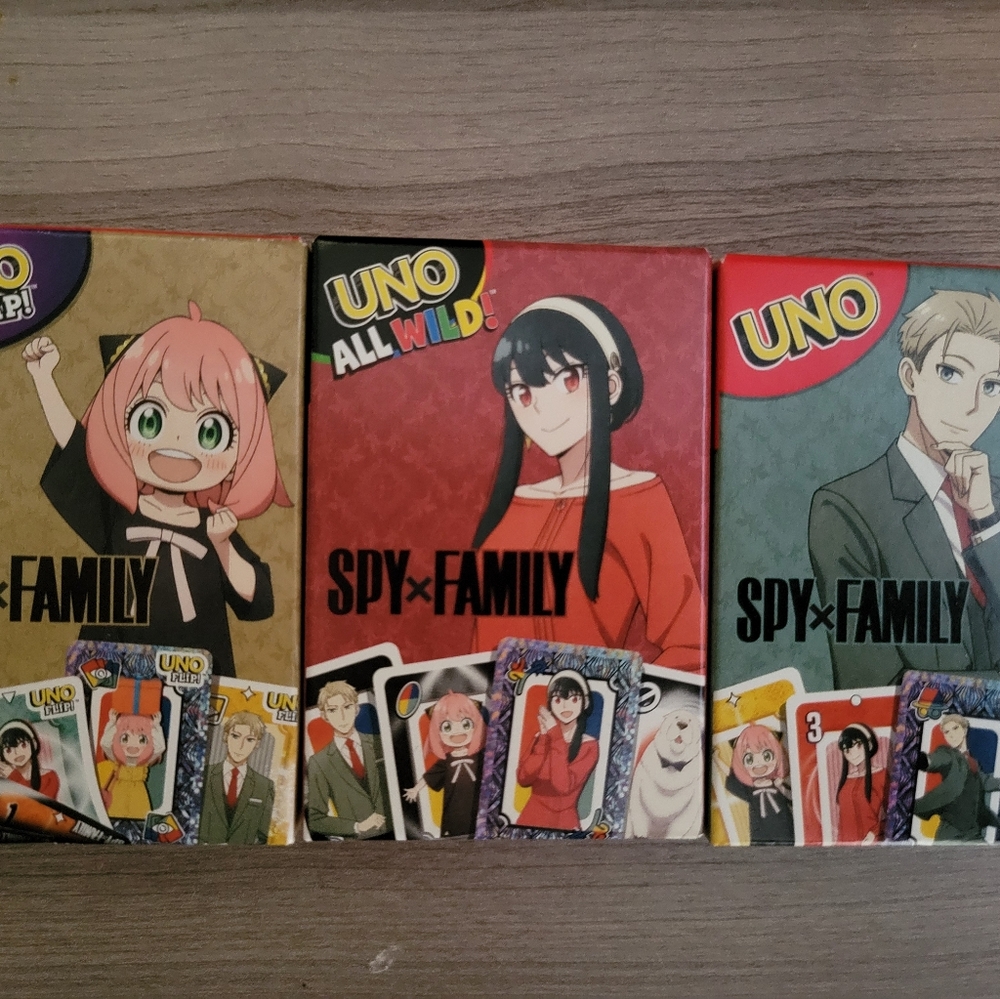 🌟Collectible SPY X FAMILY UNO CARDS